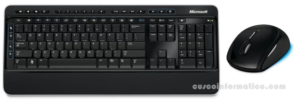 Teclado y Mouse inalámbrico Microsoft W3000 - 1