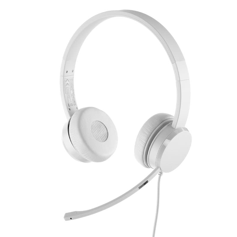 Auriculares Estereo con Microfono Lenovo 110, Interfaz USB Tipo-A, Color Cloud Grey (Gris) - 1