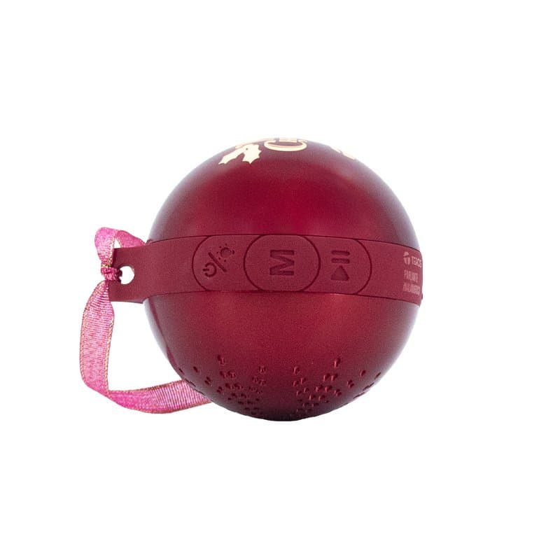 Parlante Inalámbrico Merry Christmas TEROS TE-6018R, Bluetooth 5.3, Tipo USB-C, Color Rojo - 2