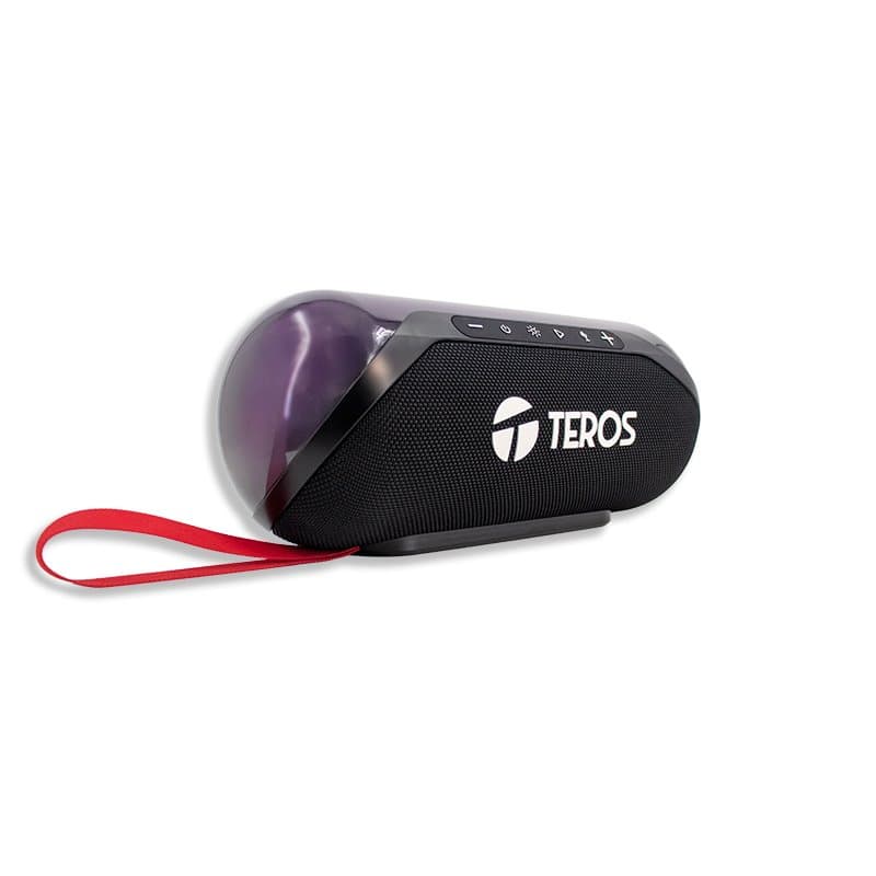 Parlante Inalámbrico Teros TE6047N, 20W, BT: 5.3, Iluminación RGB, Color Negro - 2