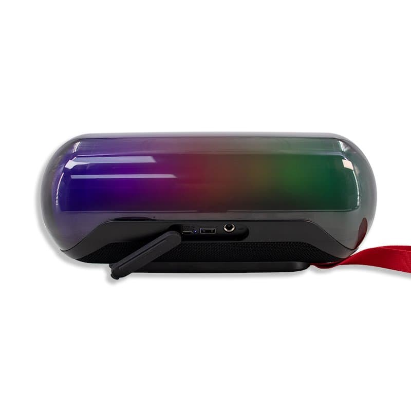 Parlante Inalámbrico Teros TE6047N, 20W, BT: 5.3, Iluminación RGB, Color Negro - 3