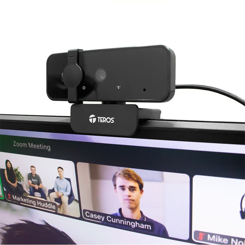Camara Web TEROS TE-9072, 2K, micrófono incorporado, USB 2.0 - 2