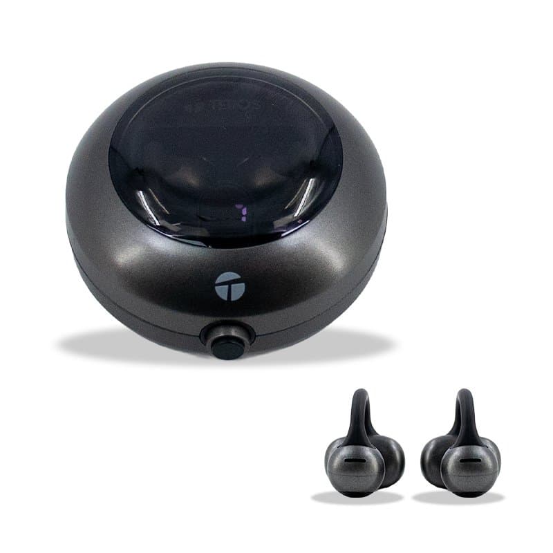 Audífonos Inalámbricos TEROS TE-80712N, Bluetooth, Carga Tipo C, Negro Titanium - 1