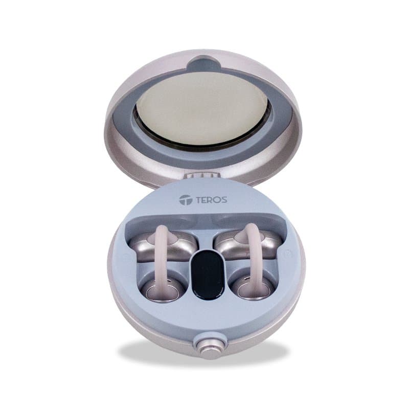 Audífonos Inalámbricos TEROS TE-80712RS, Bluetooth, Carga Tipo C, Rose Titanium - 2