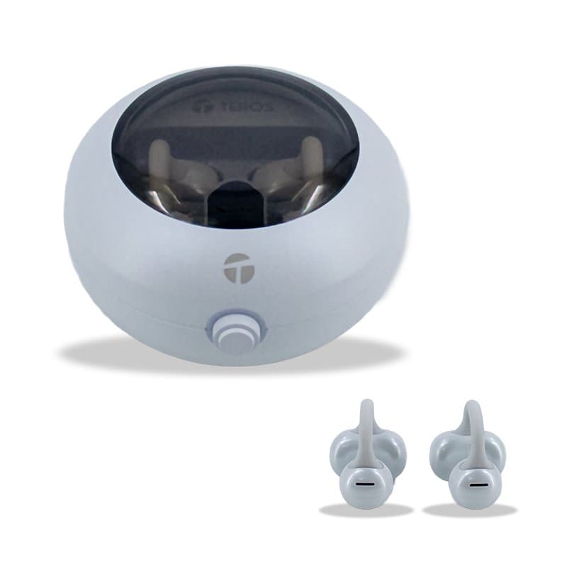 Audífonos Inalámbricos TEROS TE-80712W, Bluetooth, Carga Tipo C, blanco Titanium - 1