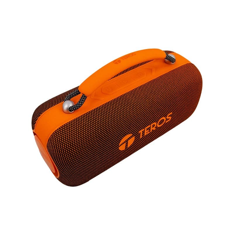 Parlante Inalámbrico Teros Vibes VB-6049, 60W, BT 5.3, 4000 MAH, USB, Luces LED, Orange - 3