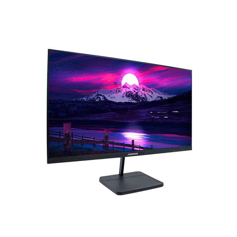 Monitor plano ADVANCE ADV-2454S 23.8" FHD IPS 144Hz 1ms HDMI DP AUDIO OUT PARLANTES negro - 1