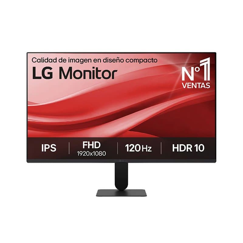 Monitor LG 27" FHD/IPS/120Hz/HDMI/VGA/Headphone-out - 1