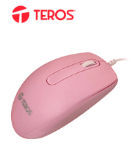 Mouse óptico TEROS TE-1221S, 1000 DPI, USB, 3 botones - 1