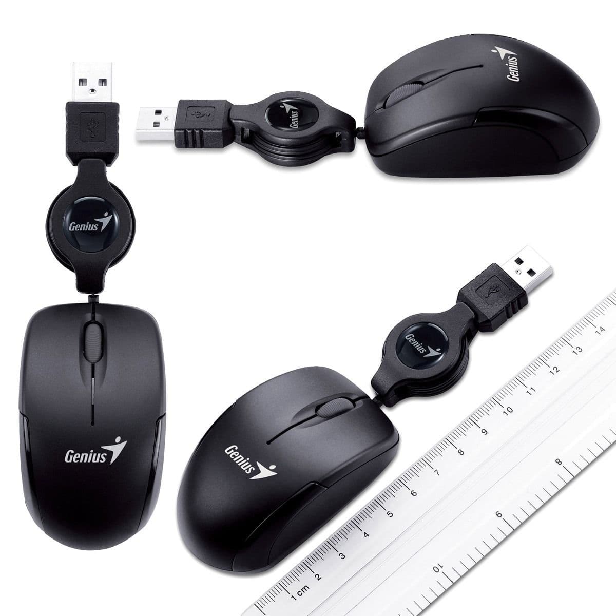 GENIUS MOUSE OPTICAL RETRACTIL CABLE - 2