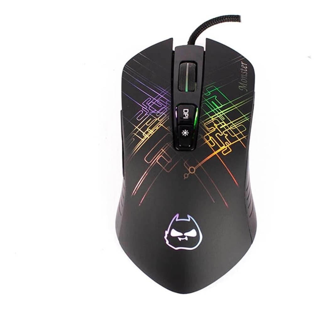 MOUSE GAMER HALION MONSTER HA-M529 RGB 6B - 1