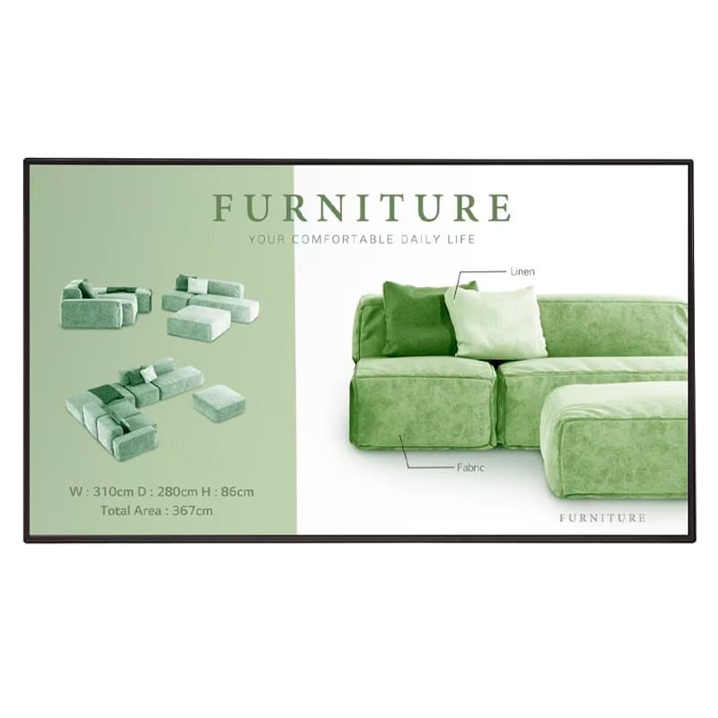 Monitor Digital Signage LG 49UM5N-H, 49" UHD IPS, HDMI, DP, Speaker - 1