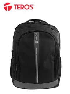 Mochila Teros TE-IDS18570, Poliéster, notebook hasta 15.6", negro. - 1