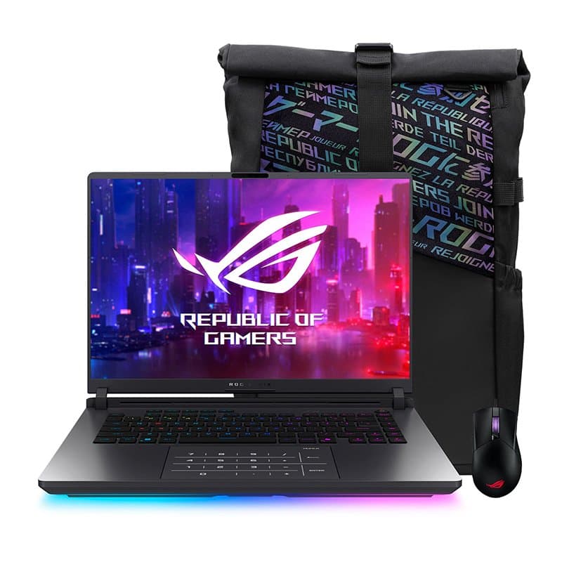 Laptop ASUS ROG Strix G16, 16" WUXGA IPS, Core i9-14900HX 2.2 / 5.8GHz, 16GB DDR5-5600 - 1