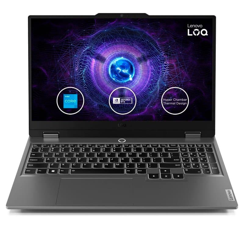 Notebook Lenovo LOQ 15IRX9 15.6" FHD IPS, Core i7-13650HX 2.6/4.9GHz 12GB DDR5-4800MHz - 1