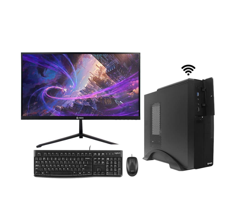 PC Intel Core i5-12ava gen, Memoria RAM 16GB, Disco solido 1TB, Wifi, Monitor 23.8" - 1