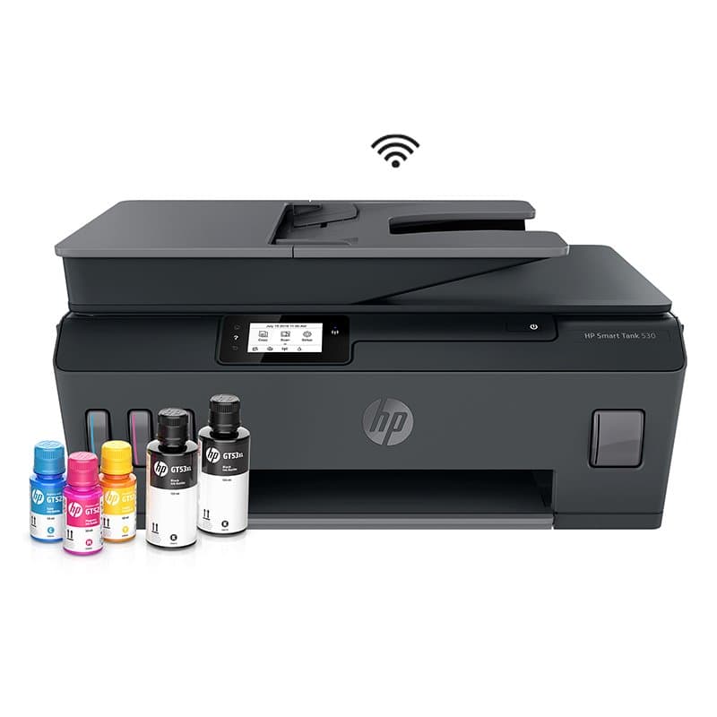 Impresora All-in-one de tinta HP Smart Tank 530, Imprime/Escanea/Copia/Wi-Fi/BT/USB 2.0 - 1