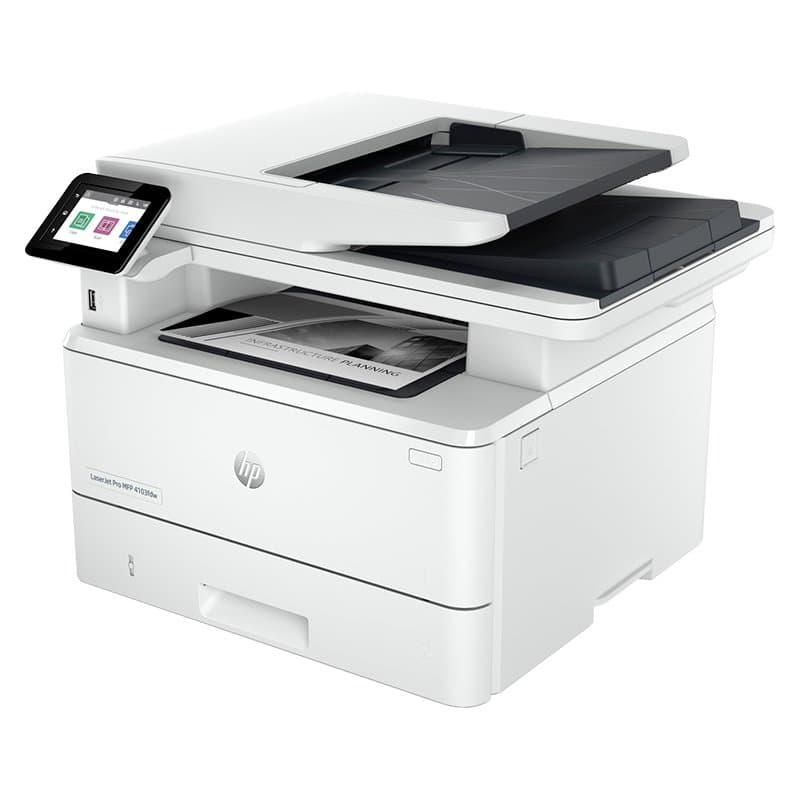 Impresora Monocromatica HP LaserJet Pro MFP 4103fdw, Imprime/Copia/Escanea/Fax/USB 2.0 - 2