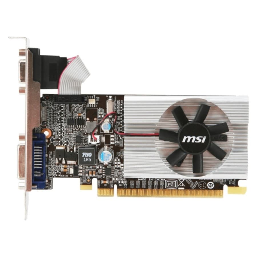 Tarjeta de video MSI NVIDIA GeForce 210, 1GB DDR3 64-bit, HDMI/DVI/VGA, PCI-E 2.0 X16. - 1