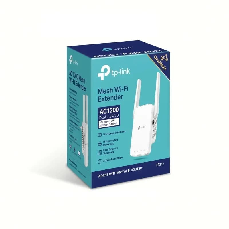 Extensor de cobertura Tp-link Re-315 Ac1200 WI-FI 5 Dual Band - 1