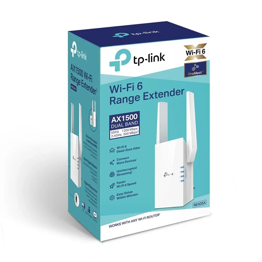 Extensor wi-fi 6 Re505x tp-link / ax1500 dual band - 1