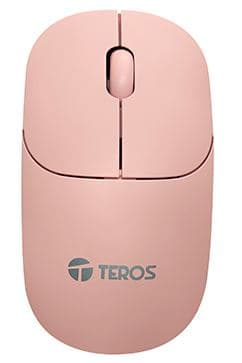 Mouse óptico inalámbrico TEROS TE-1218S, 1000 DPI, receptor USB, 3 botones - 3