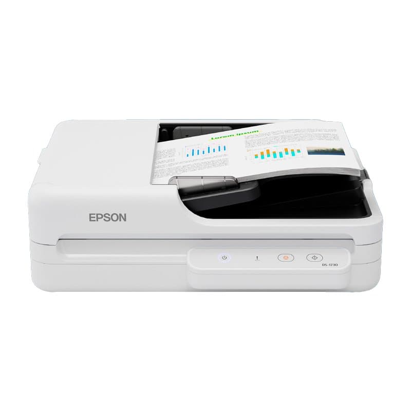 Escaner de documentos de cama plana a color Epson DS-1730, Duplex , Interfaz: USB 2.0 - 1