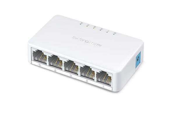 SWITCH MERCUSYS 5-PORT 10100MBPS DESKTOP MS105 - 1