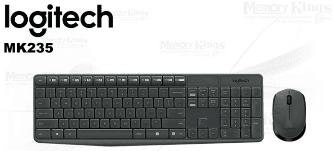 TECLADO Y MOUSE LOGITECH MK235 WIRELESS - 1