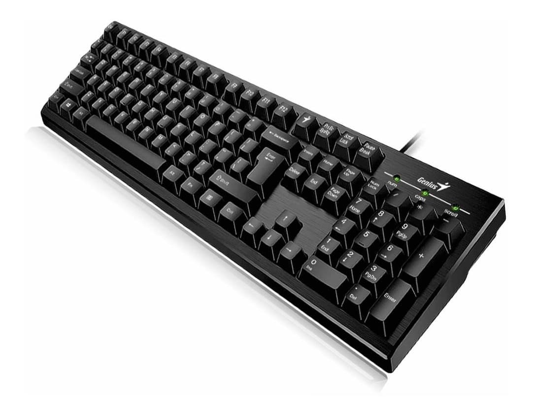 Teclado Genius Smart KB-101 USB, con función de teclas programables para mayor facilidad - 1