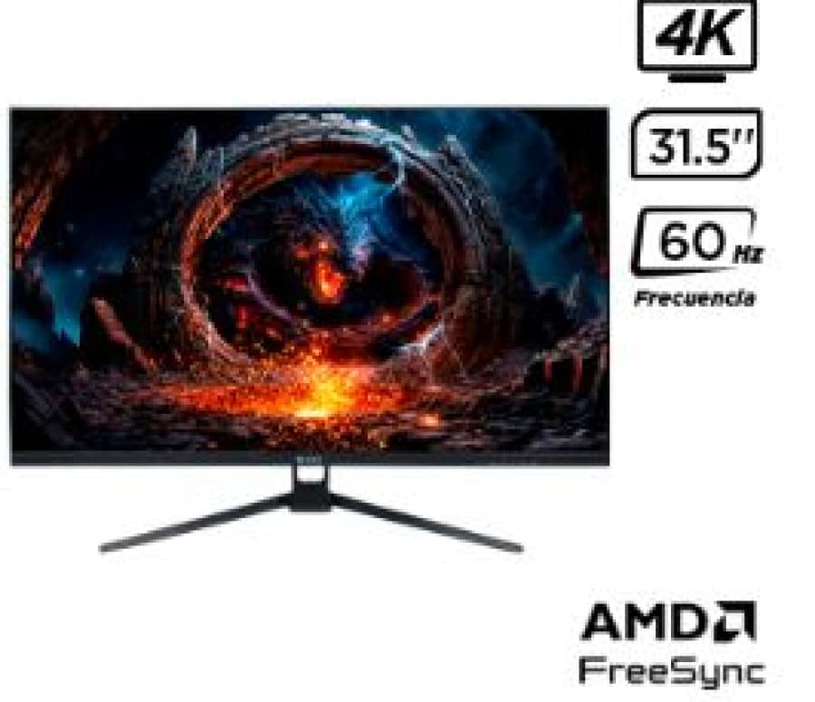 Monitor plano TEROS TE-3252S, 31.5" 4K UHD VA LED, 60 Hz, 1 ms, HDMI, DP, Audio - 1