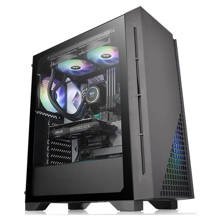 Case Thermaltake H330 TG, de vidrio templado y alta calidad - 2