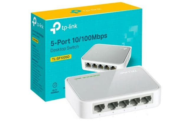 Switch TP-Link 5 Puertos TL-SF1005D 10/100 MBPS - 1