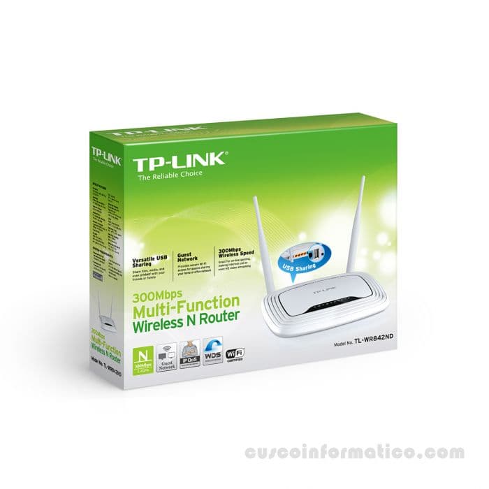 Router ethernet wileress Tp-Link TL-WR842ND 300Mbps - 3