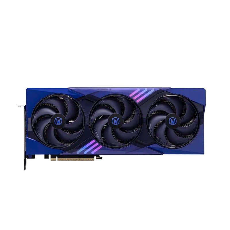 Tarjeta de video MSI GeForce RTX5070 12G WOW MIDNIGHT VOID EDITION OC, 12 GB GDDR7, PCIe 5 - 2
