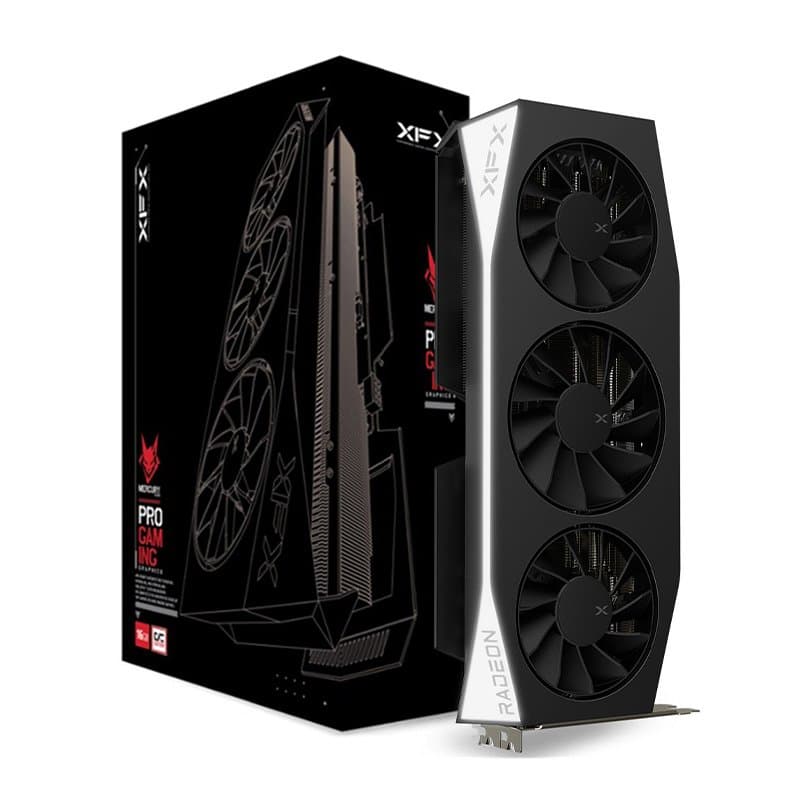 Tarjeta de video XFX Mercury AMD Radeon RX 9060 XT OC Gaming Edition, 16GB GDDR6, PCIe5 - 1