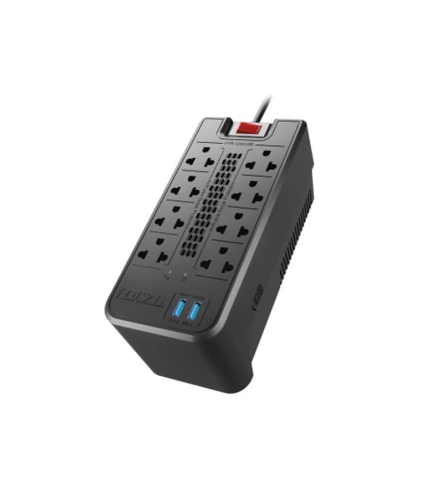 Estabilizador de Voltaje FVR-1012 – 1000VA con 4 Tomas y Opción con USB - 1