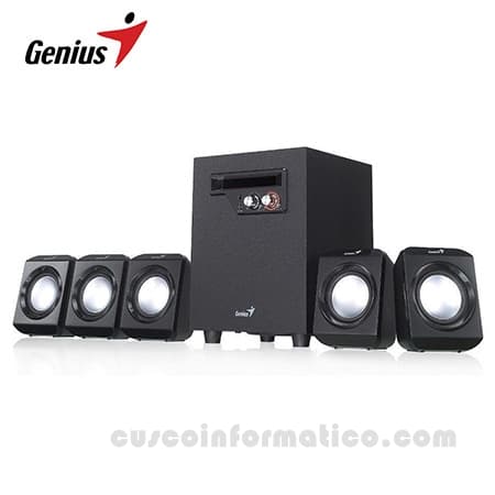 PARLANTE GENIUS SW- 5.1 1020II USB POWER 100V-240V BLACK - 2