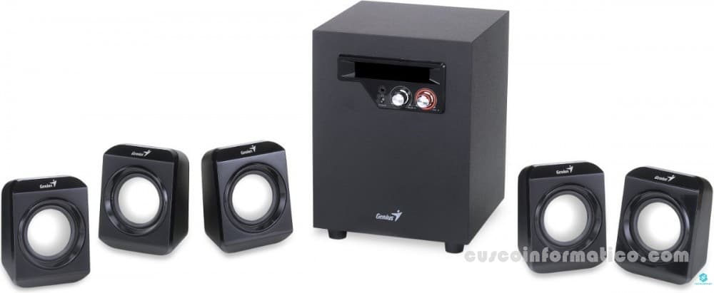 PARLANTE GENIUS SW- 5.1 1020II USB POWER 100V-240V BLACK - 1