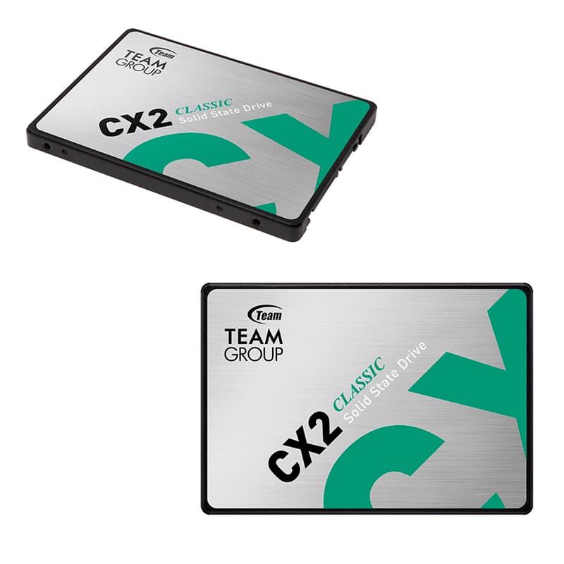 Unidad de estado solido Teamgroup CX2, 512GB, SATA 6.0 Gb/s, 2.5", ECC, DC +5V - 1