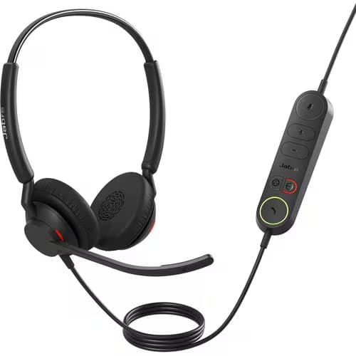 Auriculares Jabra Engage 40 Cableado Sobre la oreja Estéreo - Negro - Binaural - Cerrado - 50Hz a 20kHz - USB Tipo A - 1