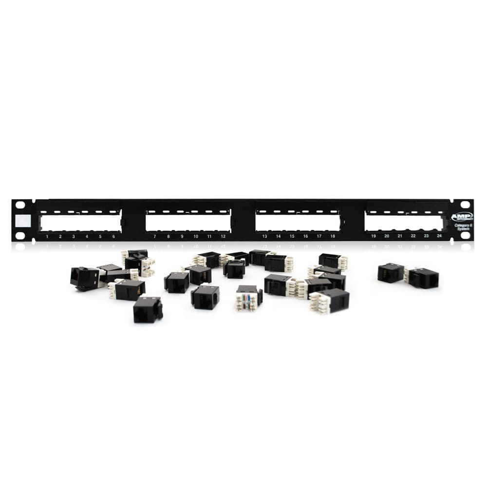 Patch Panel de 24 puertos Cat. 6 - 1