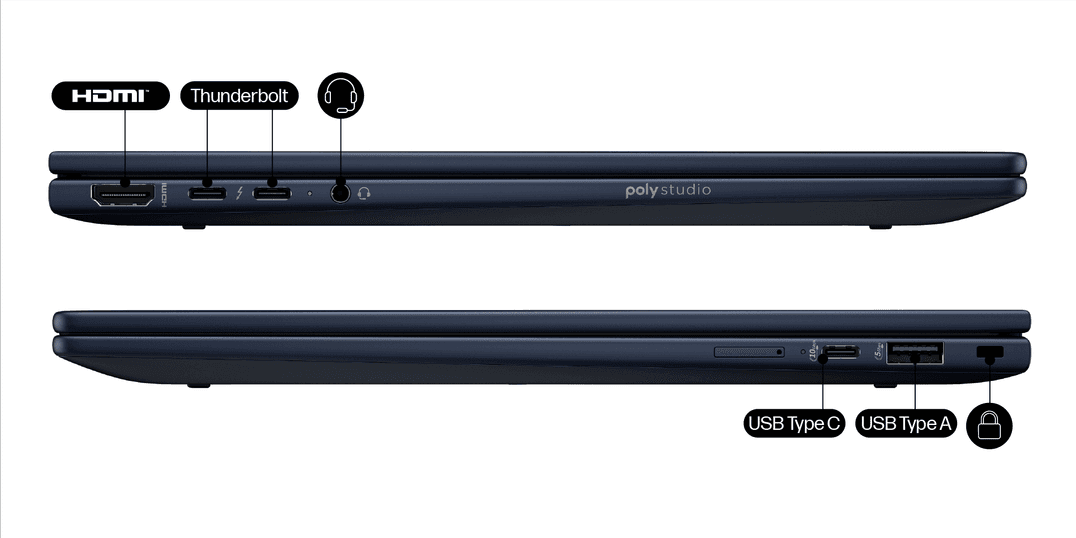 Laptop HP EliteBook X Flip G1i 14" WUXGA IPS Tactil, Core Ultra 7 258V 2.2/4.8GHz 32GB LPDDR5x - 3