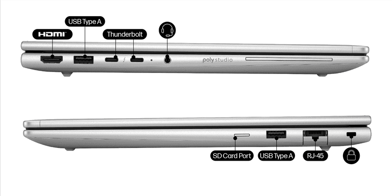 Laptop HP EliteBook 6 G1i 14" WUXGA UWVA, Core Ultra 7 255U 2/5.2GHz, 16GB DDR5, 512GB SSD M.2 - 2