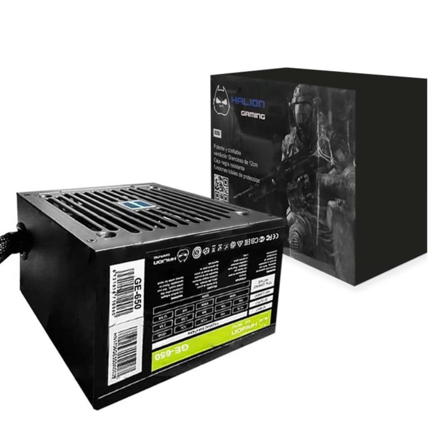 FUENTE DE PODER HALION GAMING ATX GE-650W - 1