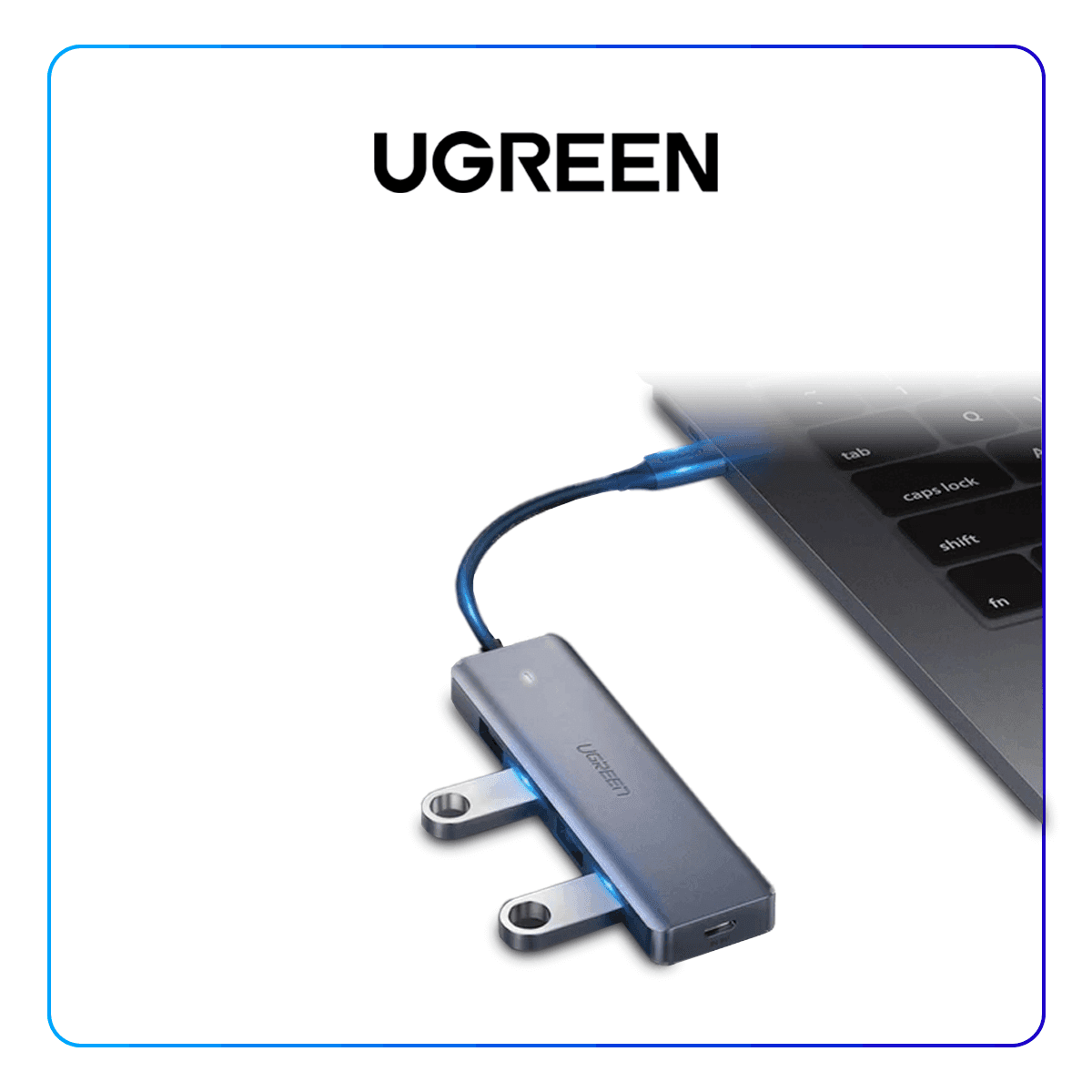 UGREEN ADAPTADOR HUB USB-C DE 4 PUERTOS USB 3.0 - 2