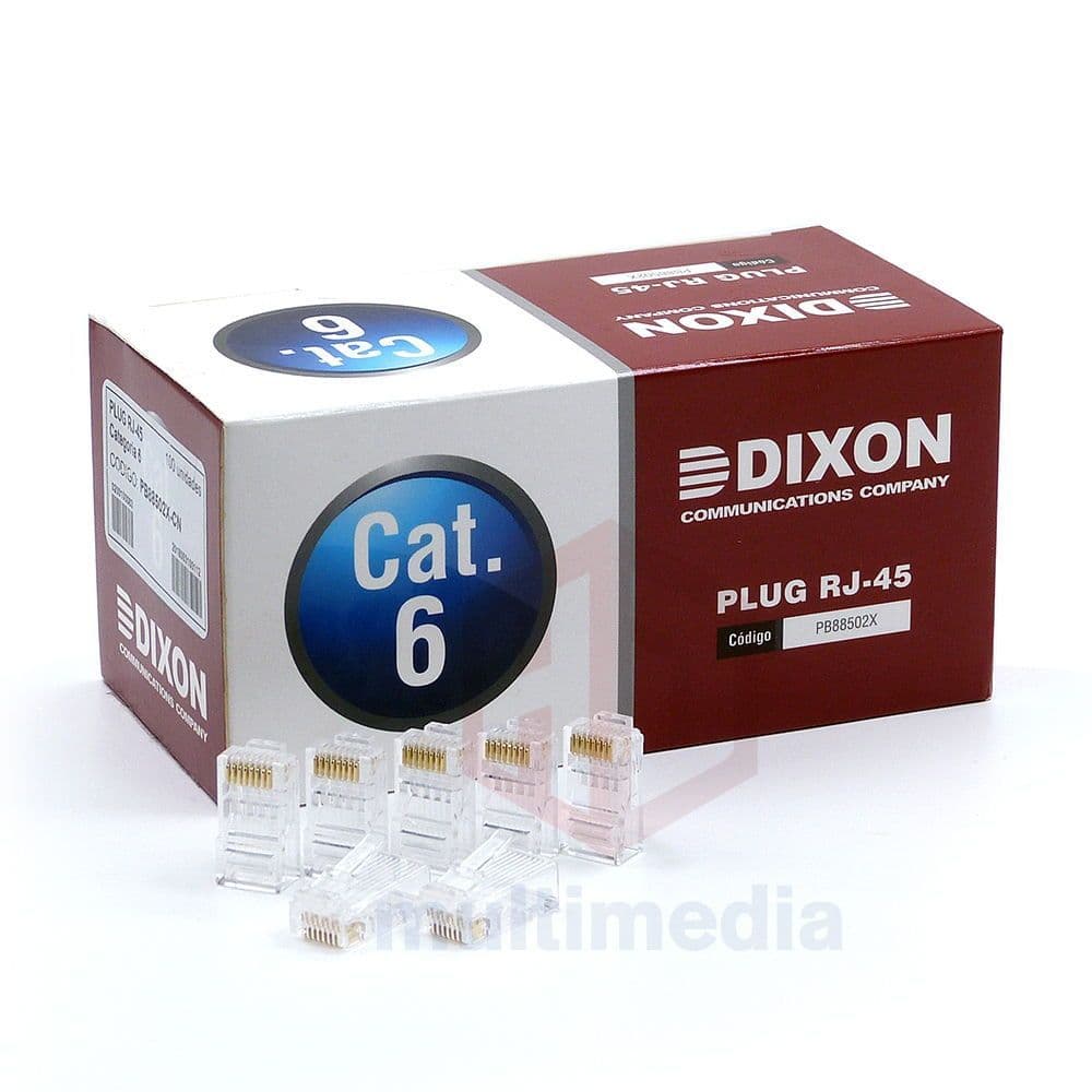Conector rj45 Cat6 Dixon - 2