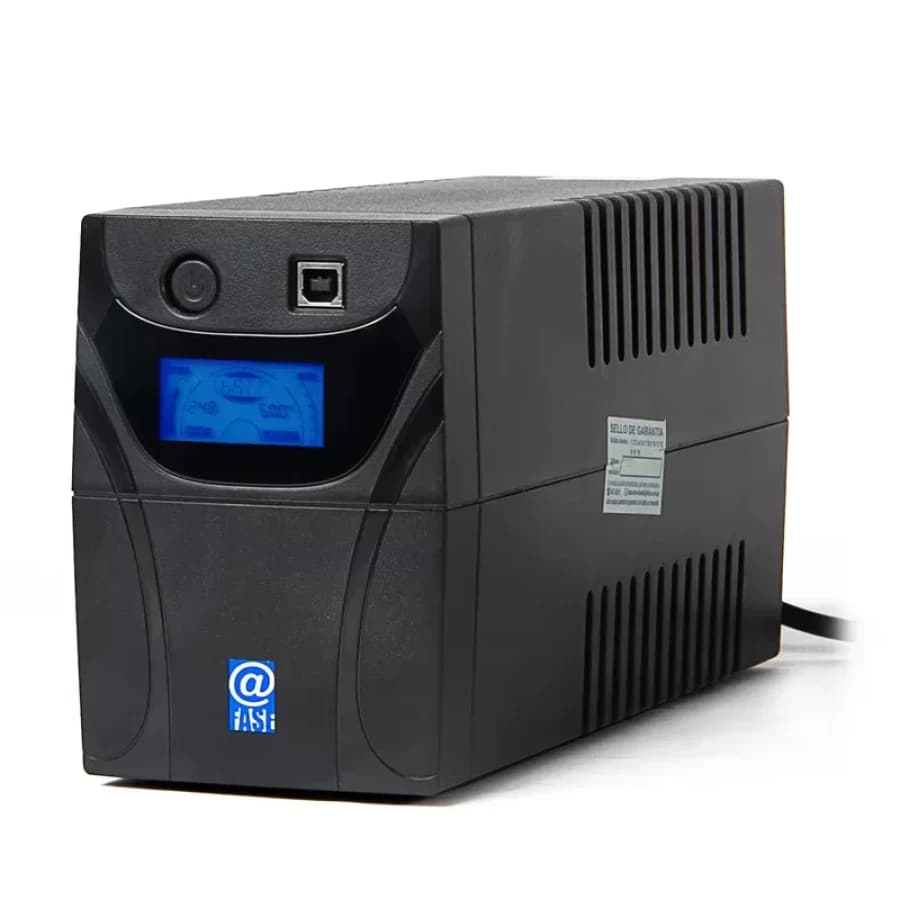 UPS Interactivo Elise @Fase, AUR-650-LCD-USB, 650VA / 360W, Puerto inteligente USB-HID - 1