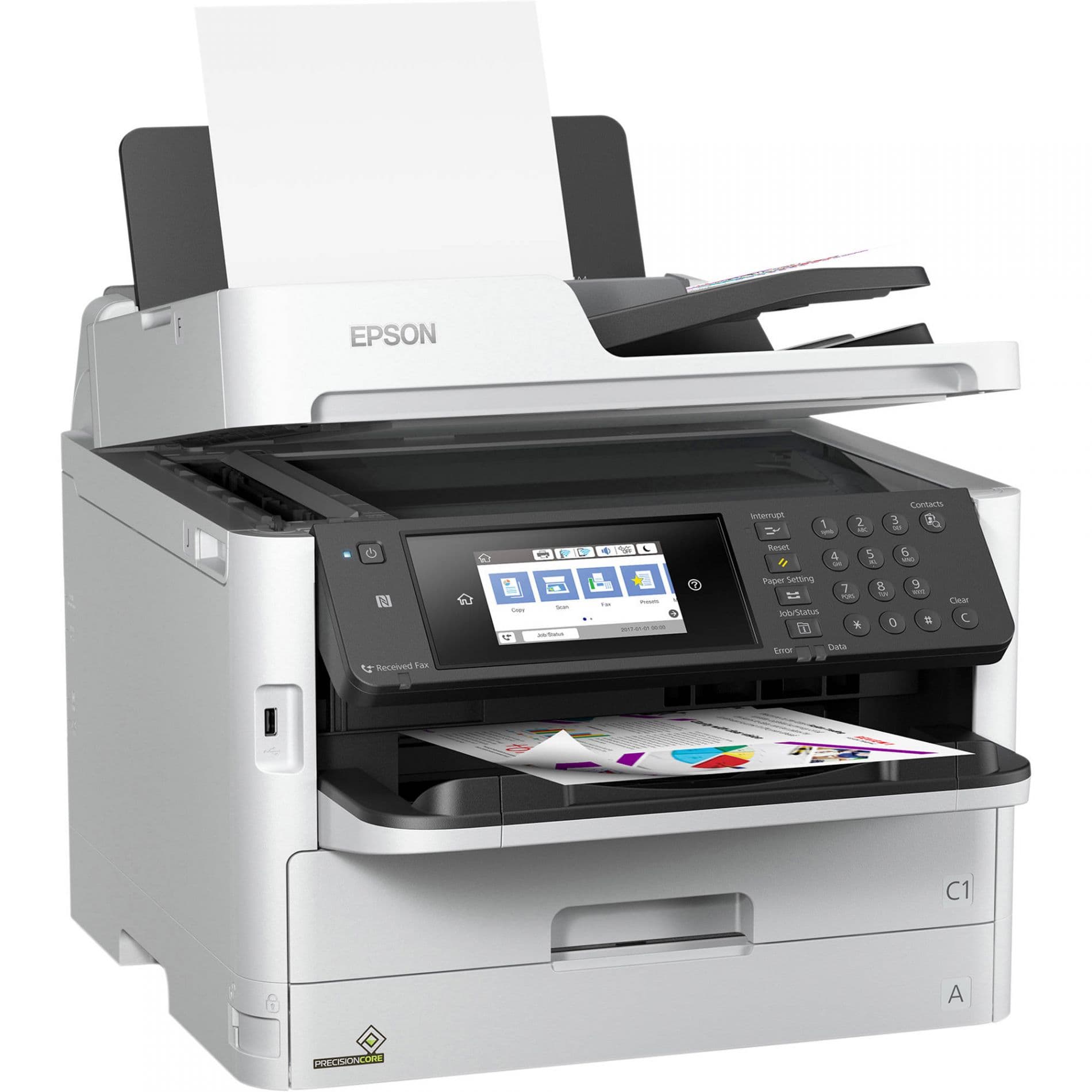 Impresora Multifuncional Epson WorkForce Pro WF-C5710, imprime/escanea/copia/fax, WiFi - 1