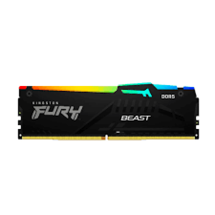 Memoria Kingston Fury Beast 16GB DDR5-5600MT/s PC5-44800 CL40, 1.25V, 288-Pin, XMP 3.0,RGB - 1